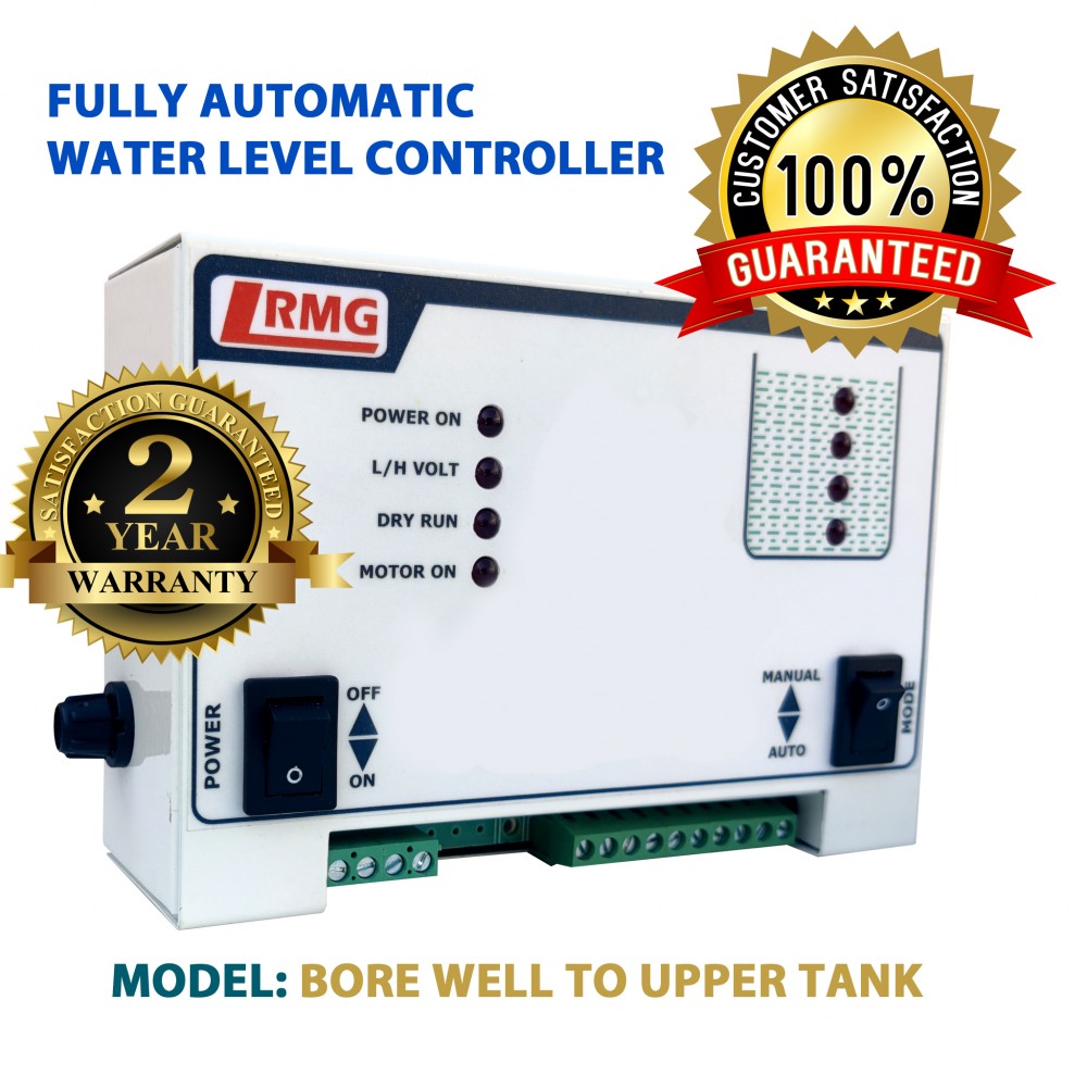 Fully Automatic Water Level Controller With Four Level Indication
