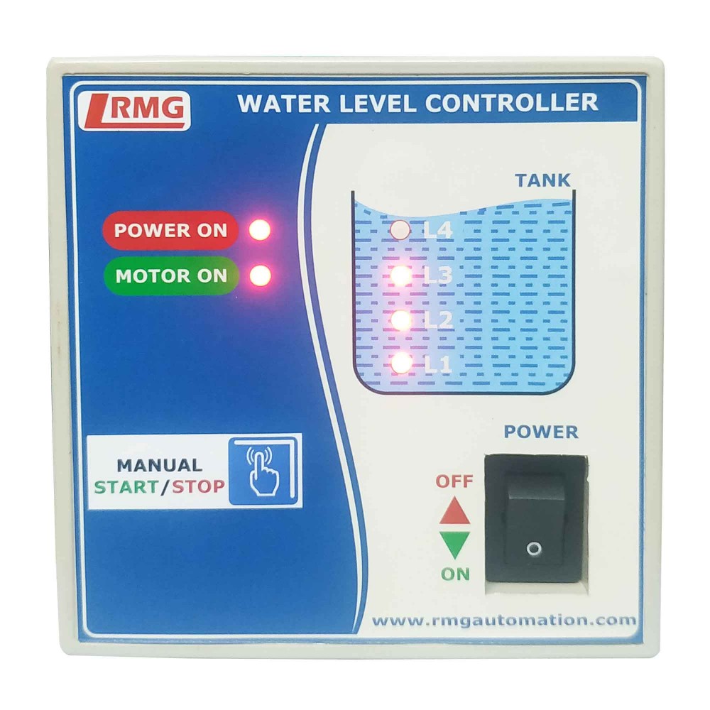 Automatic Water Level Controller With Indicator for Motor Pump Upto 1.5 HP