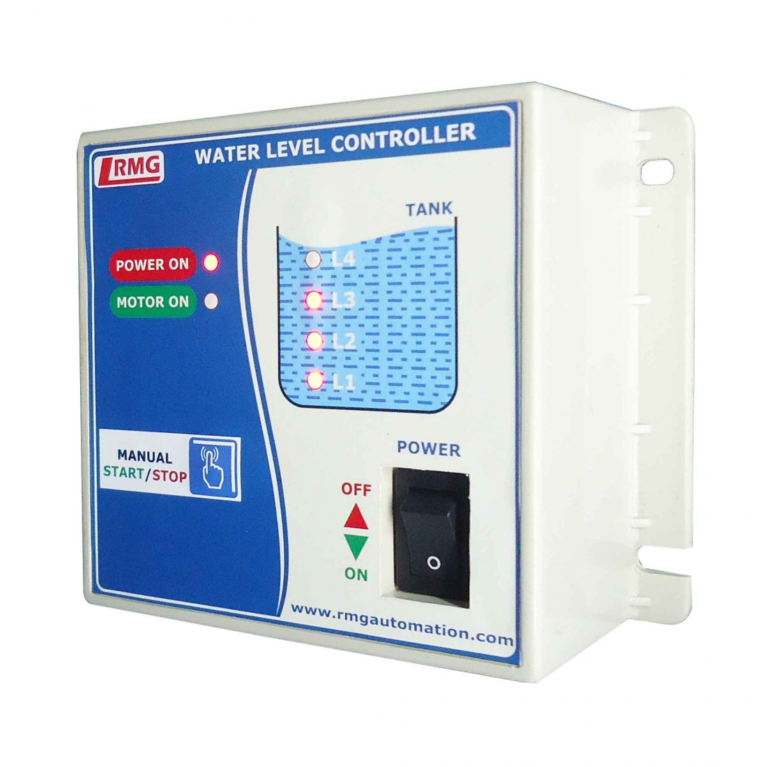 Automatic Water Level Controller With Indicator for Motor Pump Upto 1.5 HP