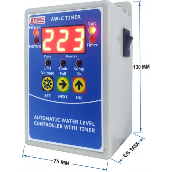 Digital Automatic Water Level Controller With Low/High Voltage Protection and Timer