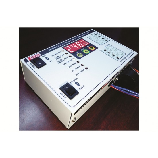 Digital Fully Automatic Water Level Controller With Low/High Voltage, Over Load, Dry Run protection with Timer - Tank & Sump Digital Fully Automatic Water Level Controller With Low/High Voltage, Over Load, Dry Run protection with Timer - Tank & Sump