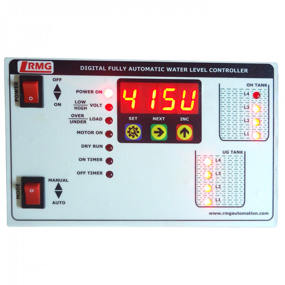 Digital Fully Automatic Water Level Controller With Low/High Voltage ...