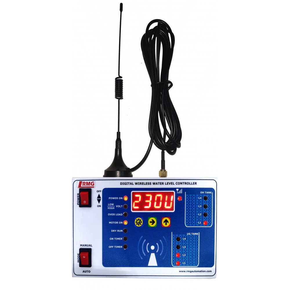 Wireless Fully Automatic Water Level Controller With Low/High Voltage ...