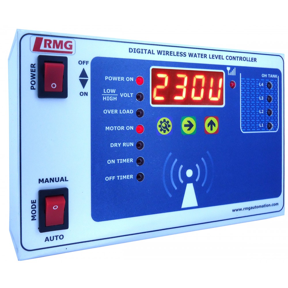 Wireless Fully Automatic Water Level Controller With Low/High Voltage ...