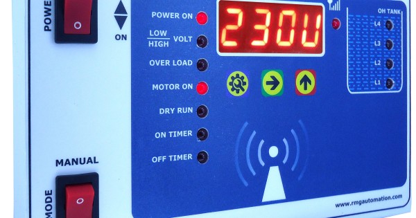 Wireless Fully Automatic Water Level Controller With Low/High Voltage ...