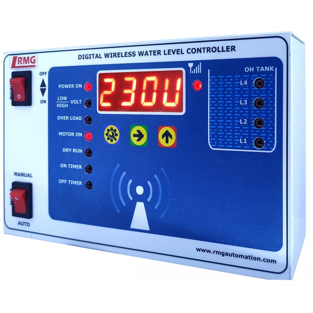 Wireless Fully Automatic Water Level Controller With Low/High Voltage ...