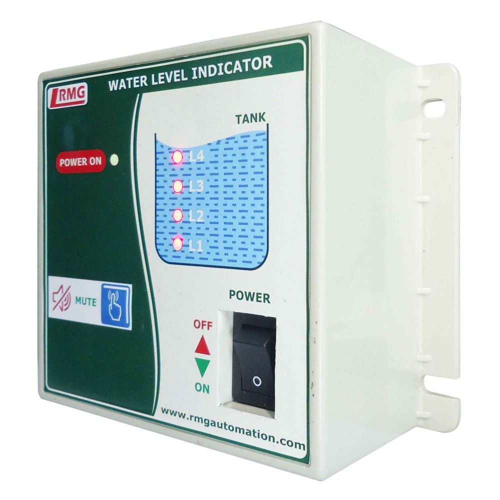 Water Level Indicator with Tank Full & Tank Empty Alarm