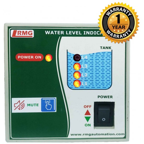 Water Level Indicator with Tank Full & Tank Empty Alarm