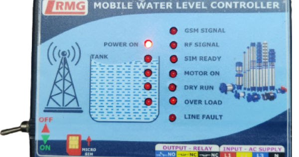 GSM+RF Complete Wireless Mobile Water Level Controller with Indicator